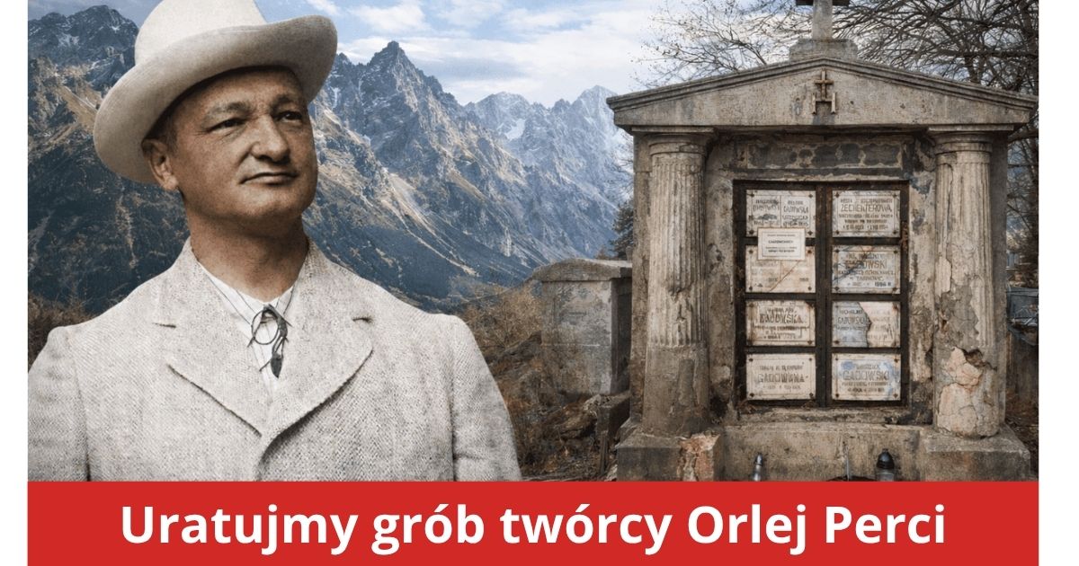 Uratujmy nagrobek twórcy Orlej Perci